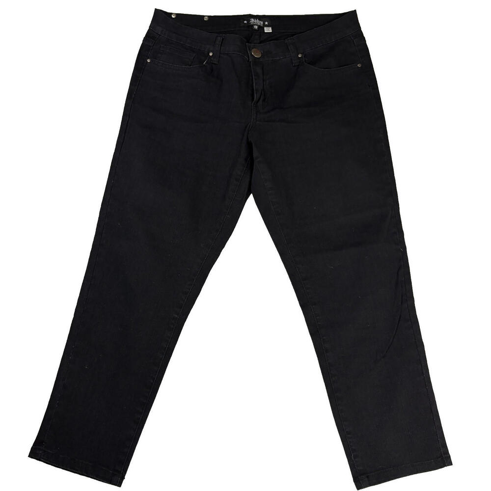 Abbey Dawn Jeans Women’s Size 13 Skinny Fit Black Denim Punk Rock Emo Goth